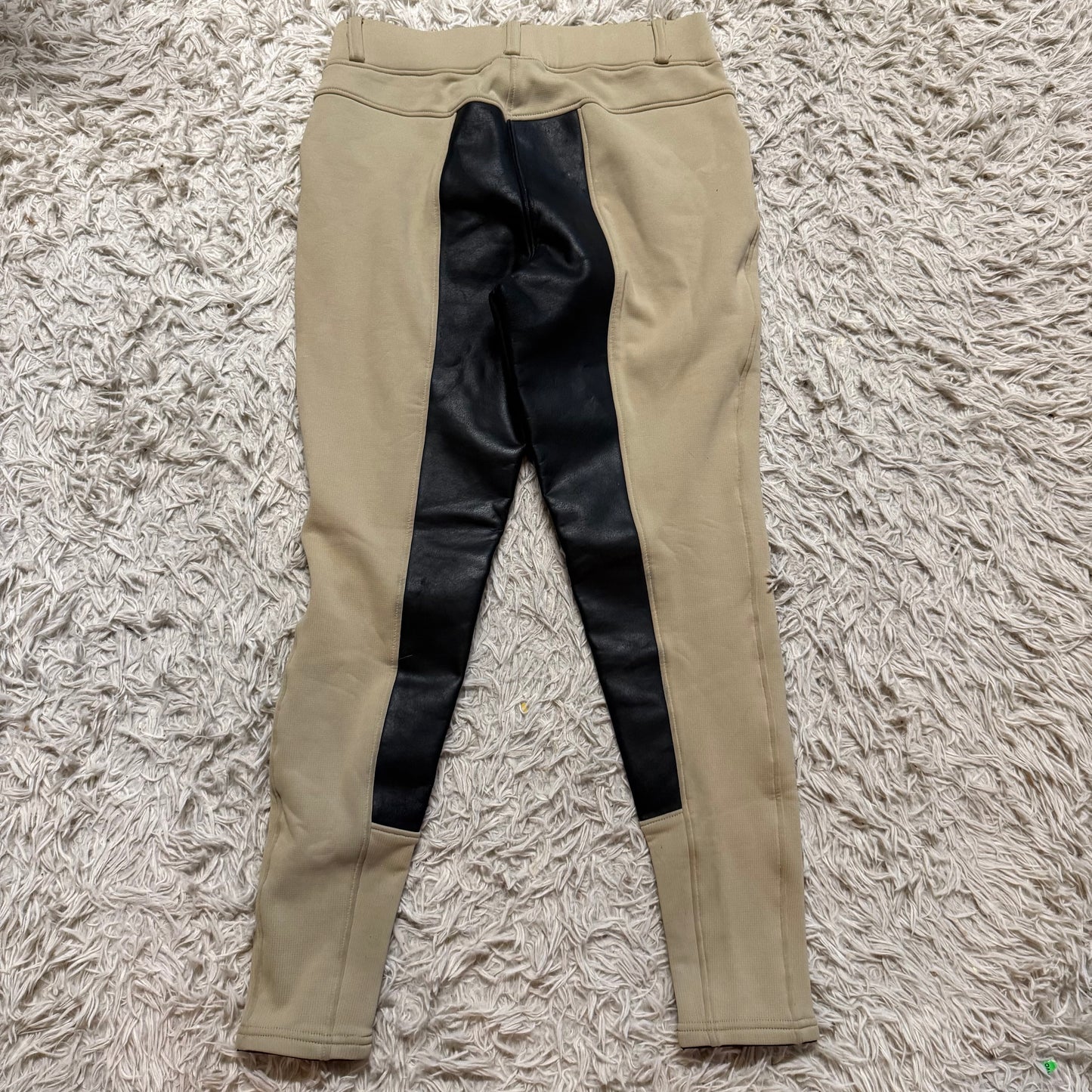 Women’s Large Tan Kerrits Full Seat Horseback Riding Winter Tights Breeches