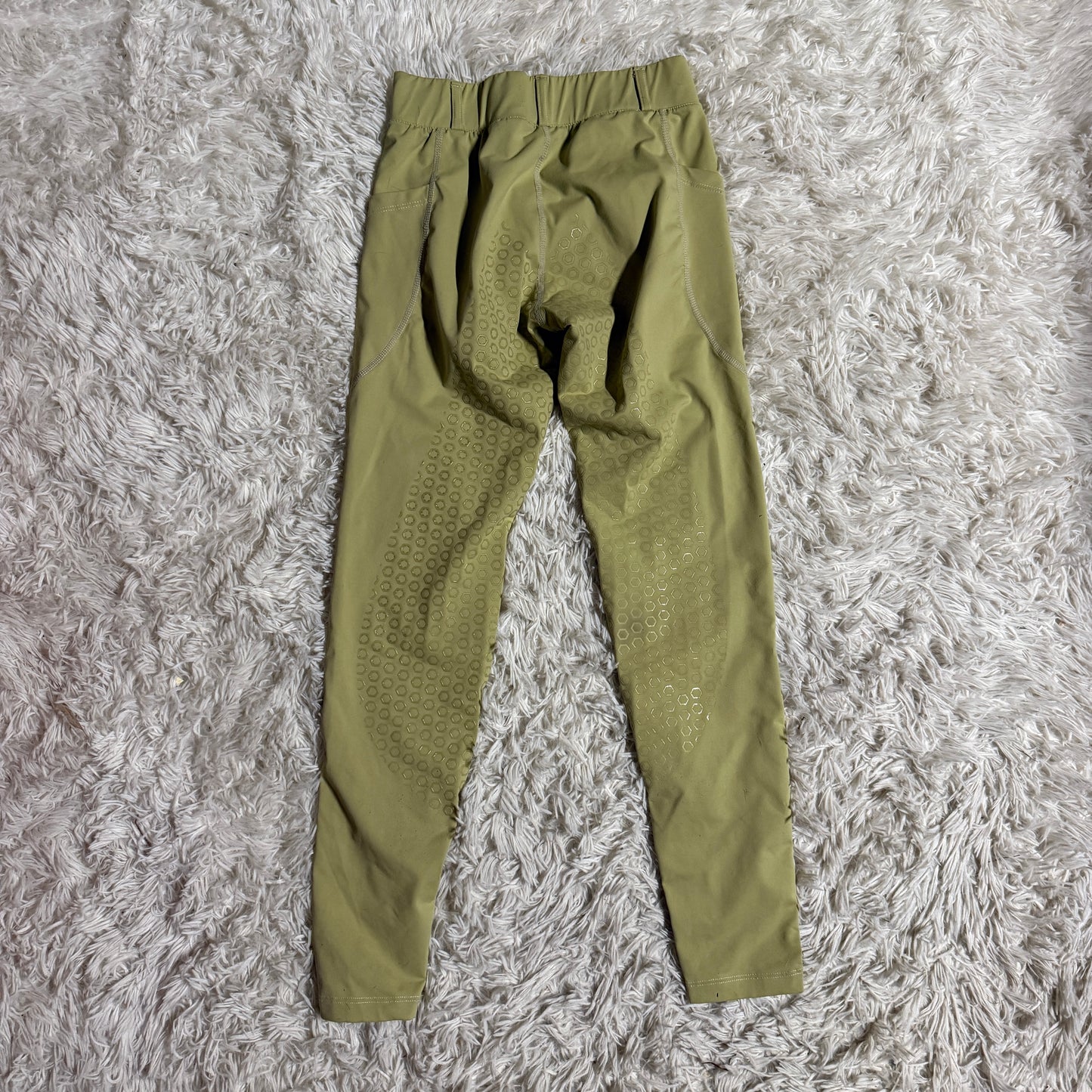 Child’s Large Tan FitsT4 Full Seat Horseback Riding Breeches