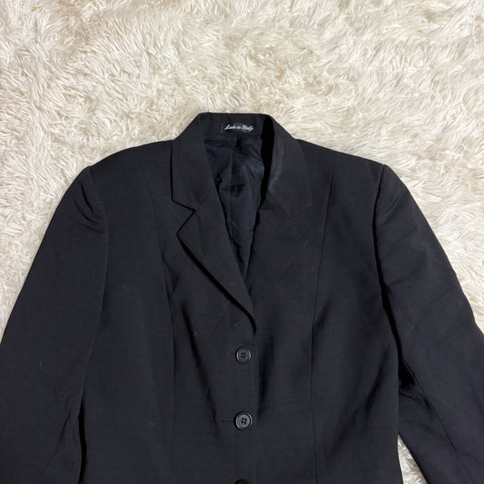 Women’s Size 0R Black Tailored Sportsman Horseback Riding Show Coat