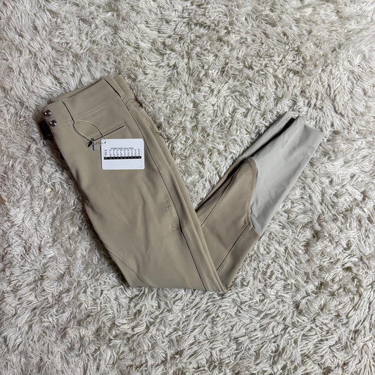 New Women’s Size 22R Tan Samshield Chloe Kneee Patch Horseback Riding Breeches