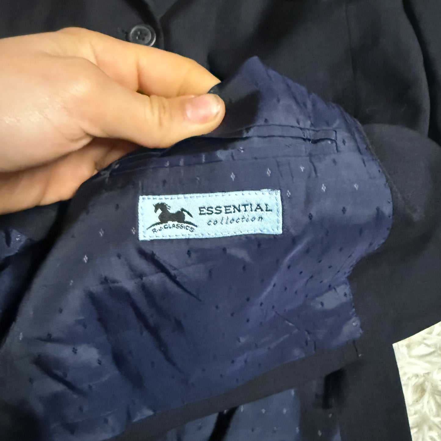 Women’s Size 8R Black RJ Classics Horseback Riding Show Coat