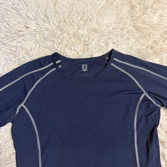 Women’s Medium Navy Noble Long Sleeve Horseback Riding Sunshirt