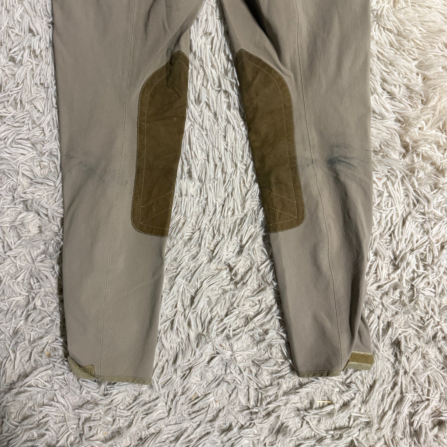 Child’s Size 14R Tan Tailored Sportsman Knee Patch Horseback Riding Breeches