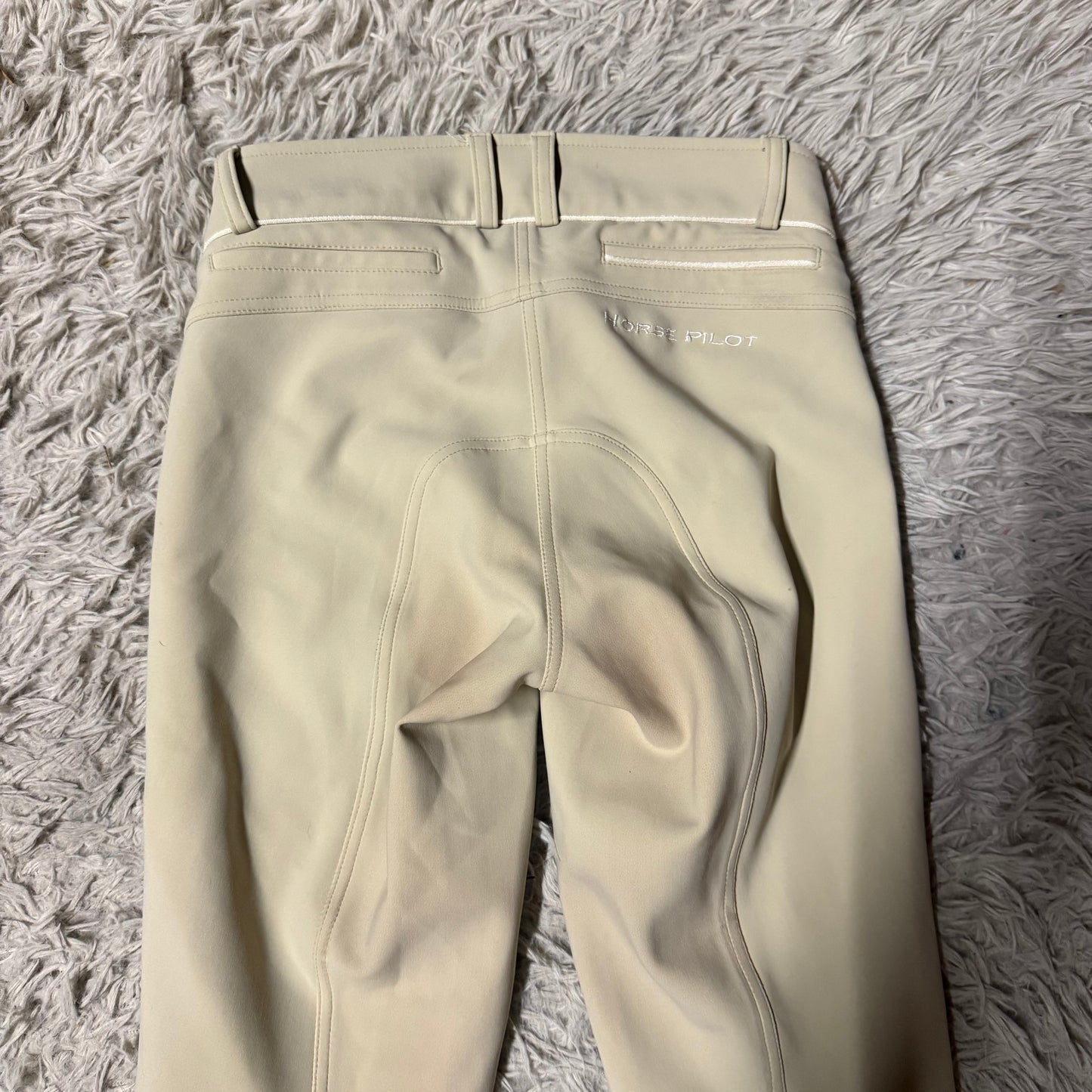 Women’s XS Tan Horse Pilot Knee Patch Horseback Riding Breeches