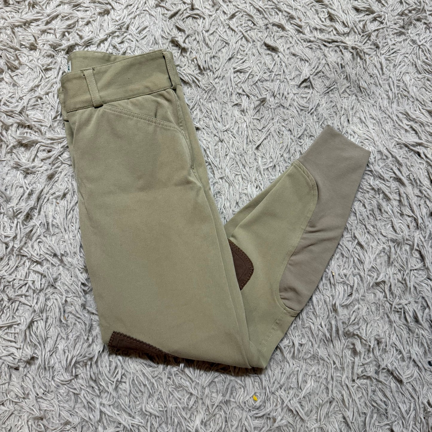 Women’s Size 24R Tan Dover Knee Patch Horseback Riding Breeches