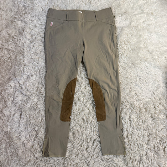 Women’s Size 30R Tan Tailored Sportsman Knee Patch Horseback Riding Breeches