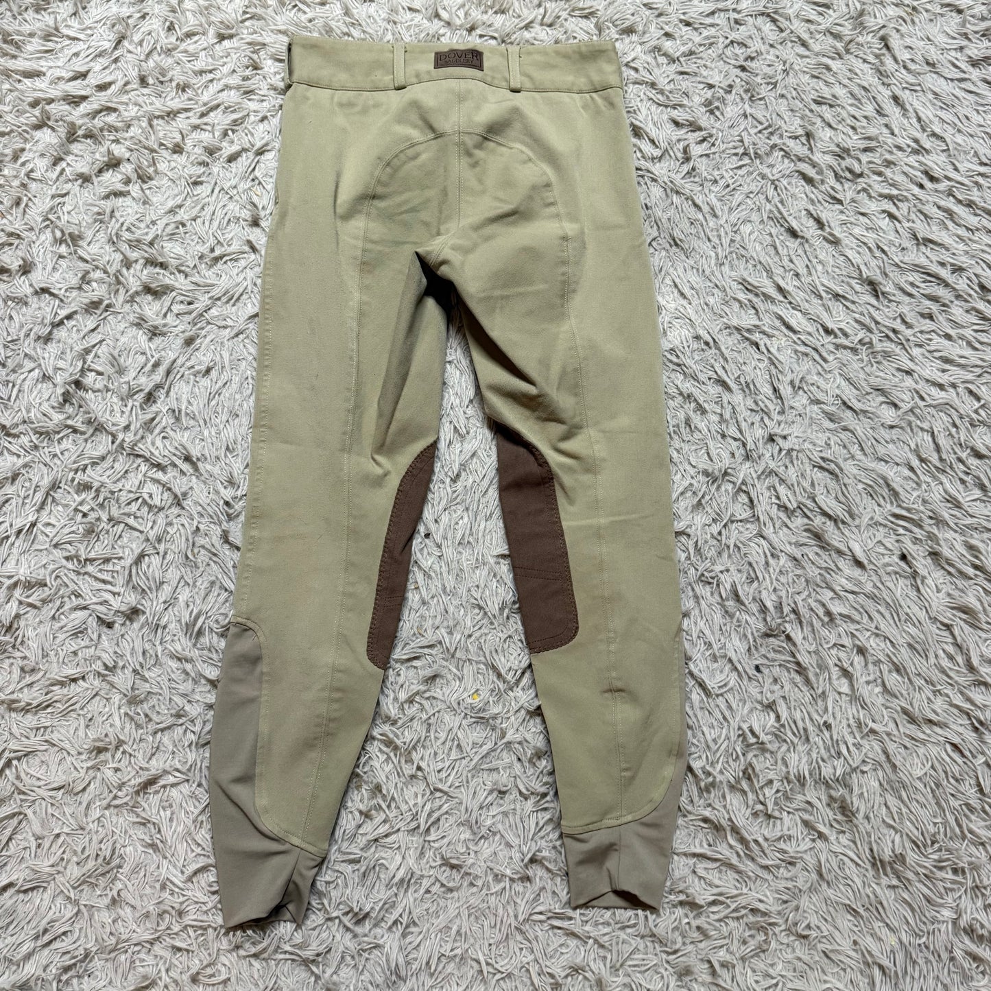 Women’s Size 24R Tan Dover Knee Patch Horseback Riding Breeches