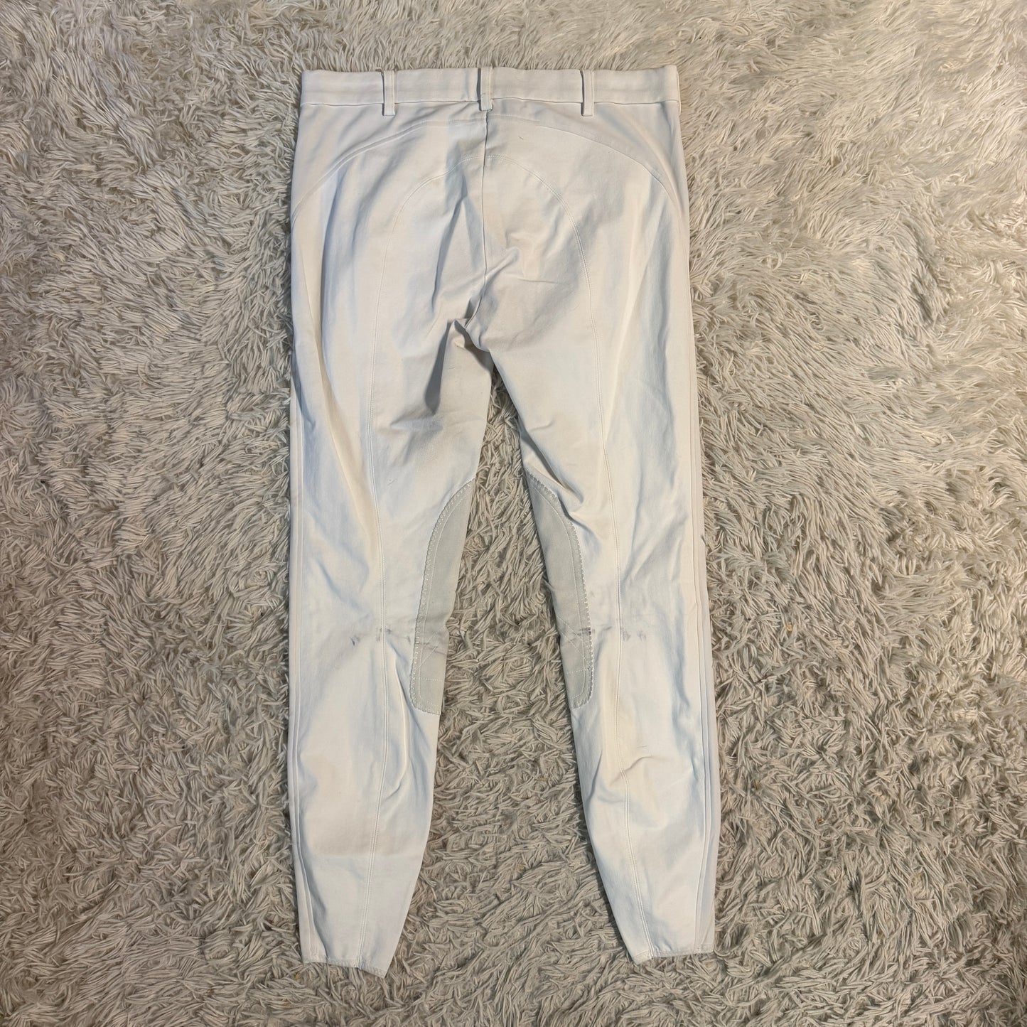 Women’s Size 28R White Pikeur Knee Patch Horseback Riding Breeches