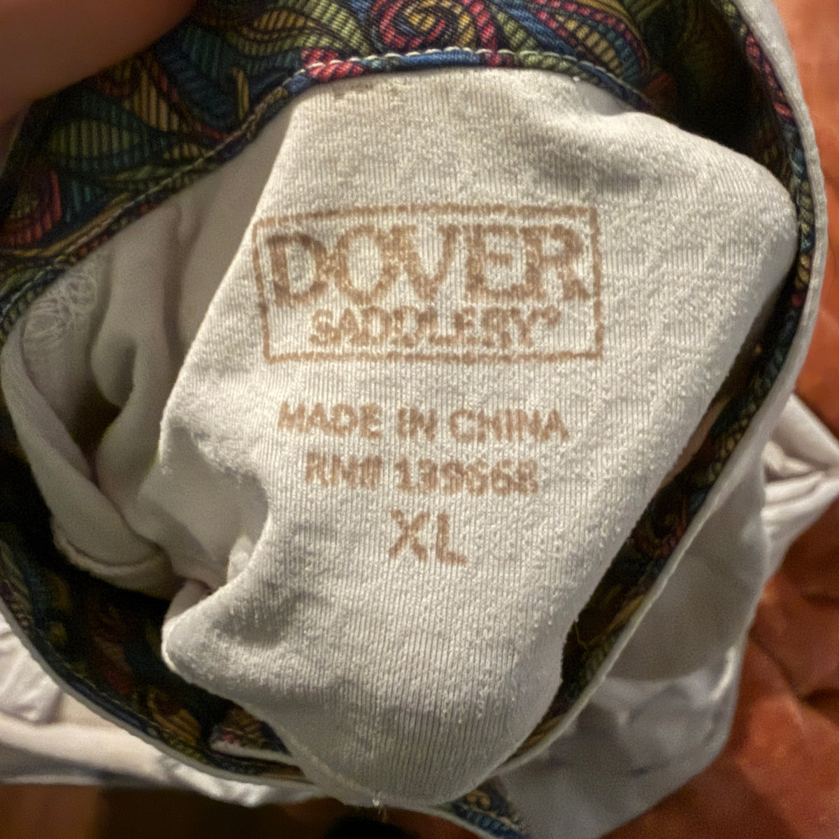 Child’s XL White Dover Long Sleeve Horseback Riding Show Shirt