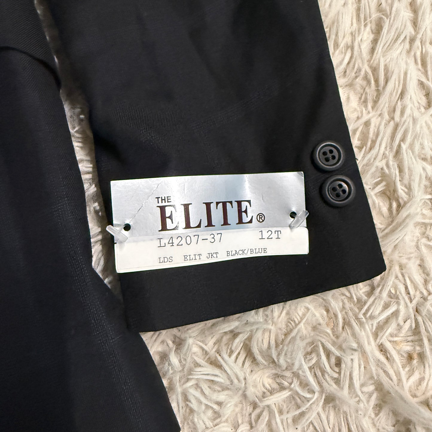 New Women’s Size 12L Black The Elite Horseback Riding Show Coat