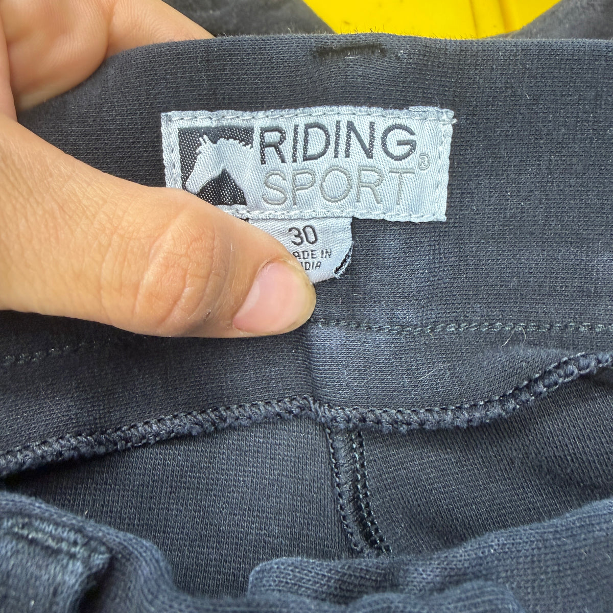 Women’s Size 30R Black Riding Sport Knee Patch Horseback Riding Breeches