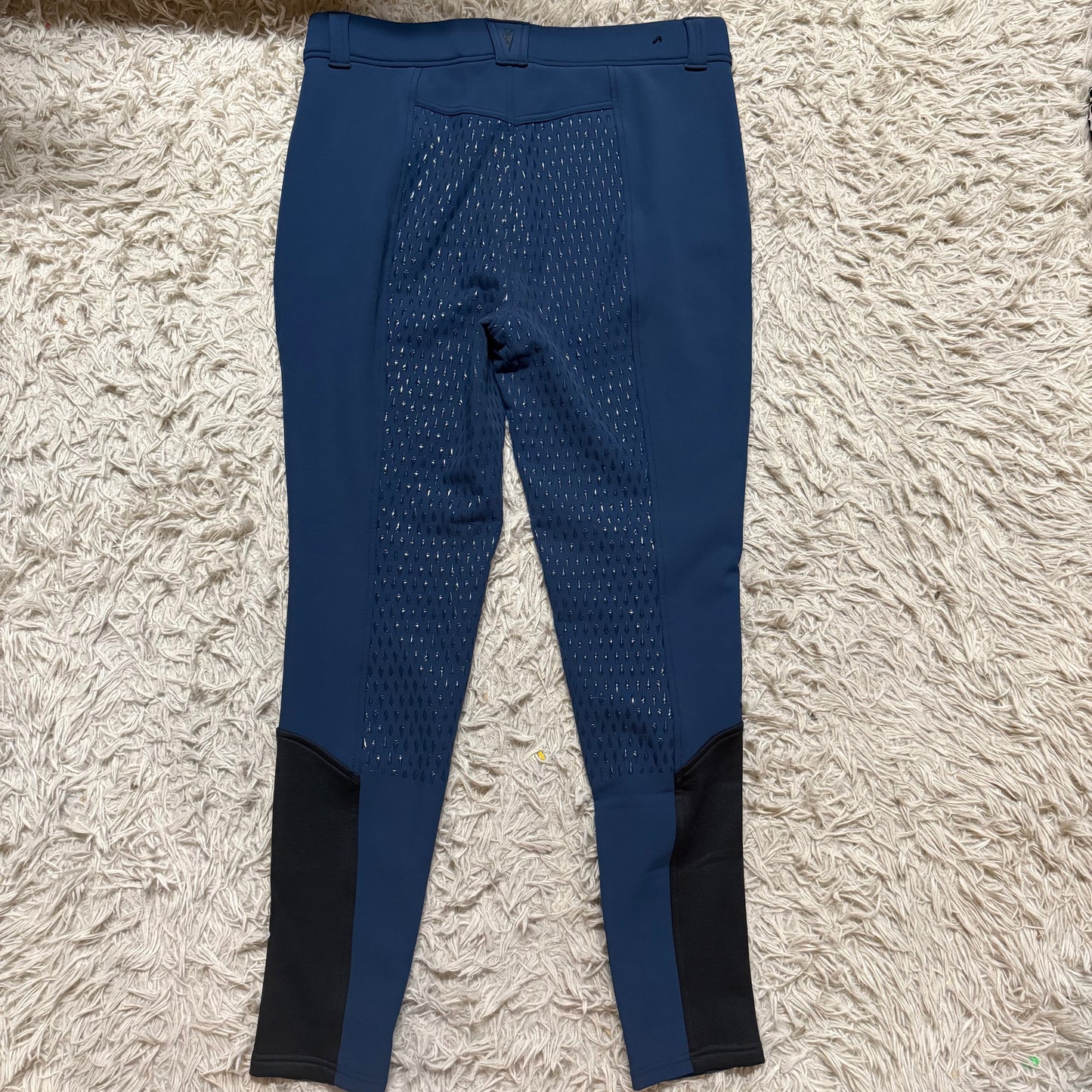 Women’s XL Blue Kerrits Full Seat Winter Horseback Riding Breeches