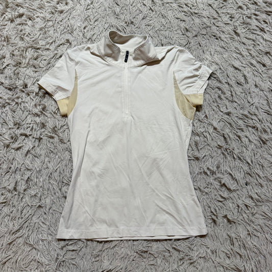 Women’s XS White PS Of Sweden Short Sleeve Horseback Riding Sunshirt