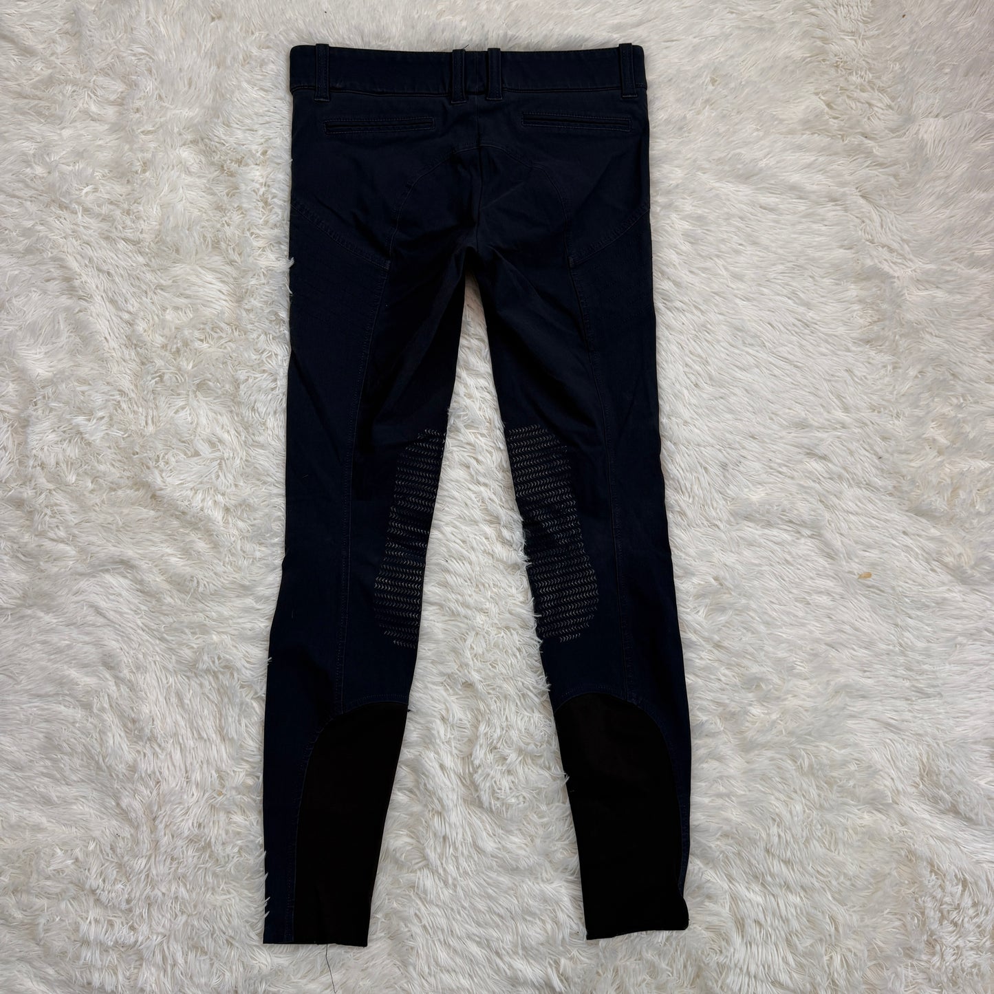 Women’s Size IT46 Navy Equiline Knee Patch Horseback Riding Breeches
