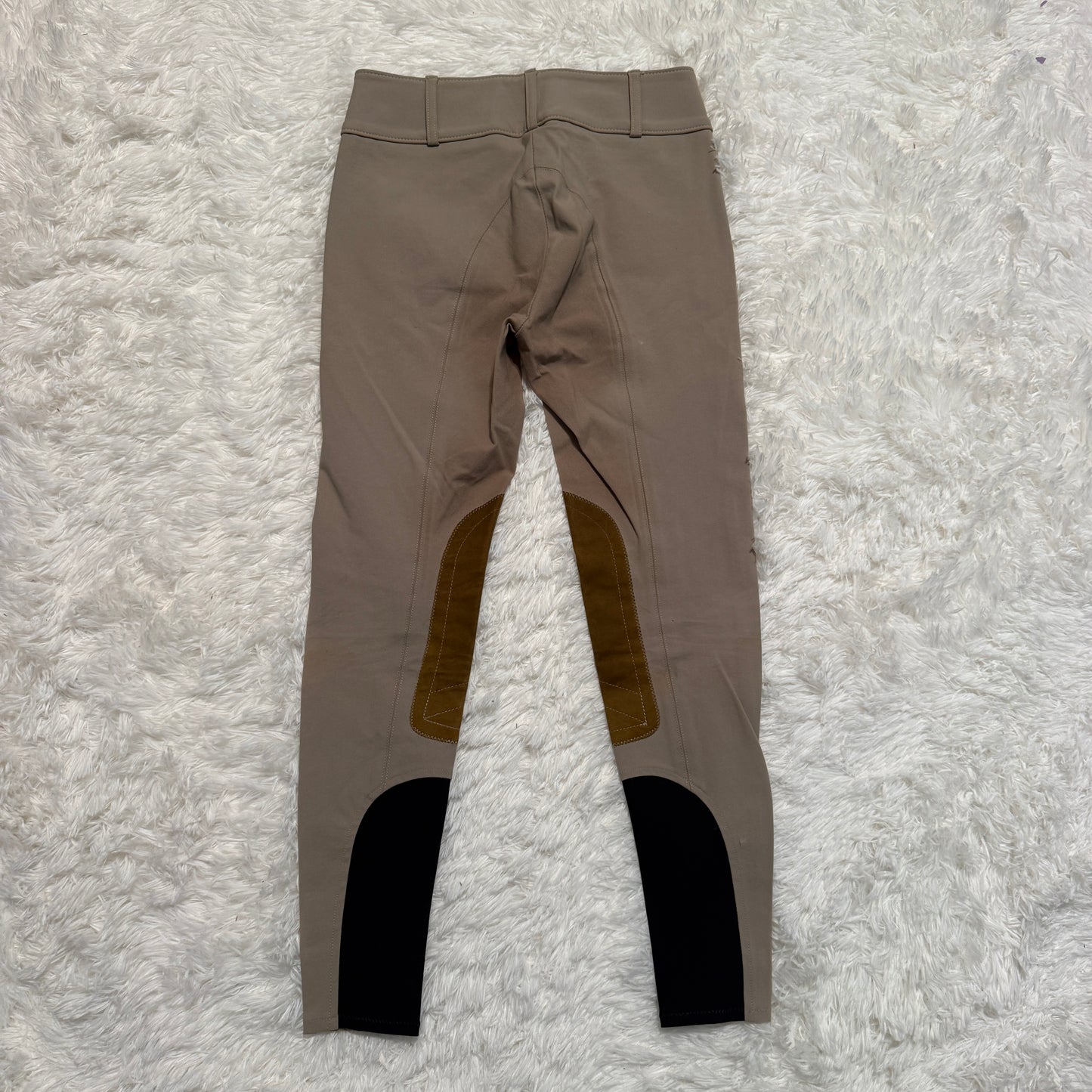 Child’s Size 12R Tan Tailored Sportsman Knee Patch Horseback Riding Breeches