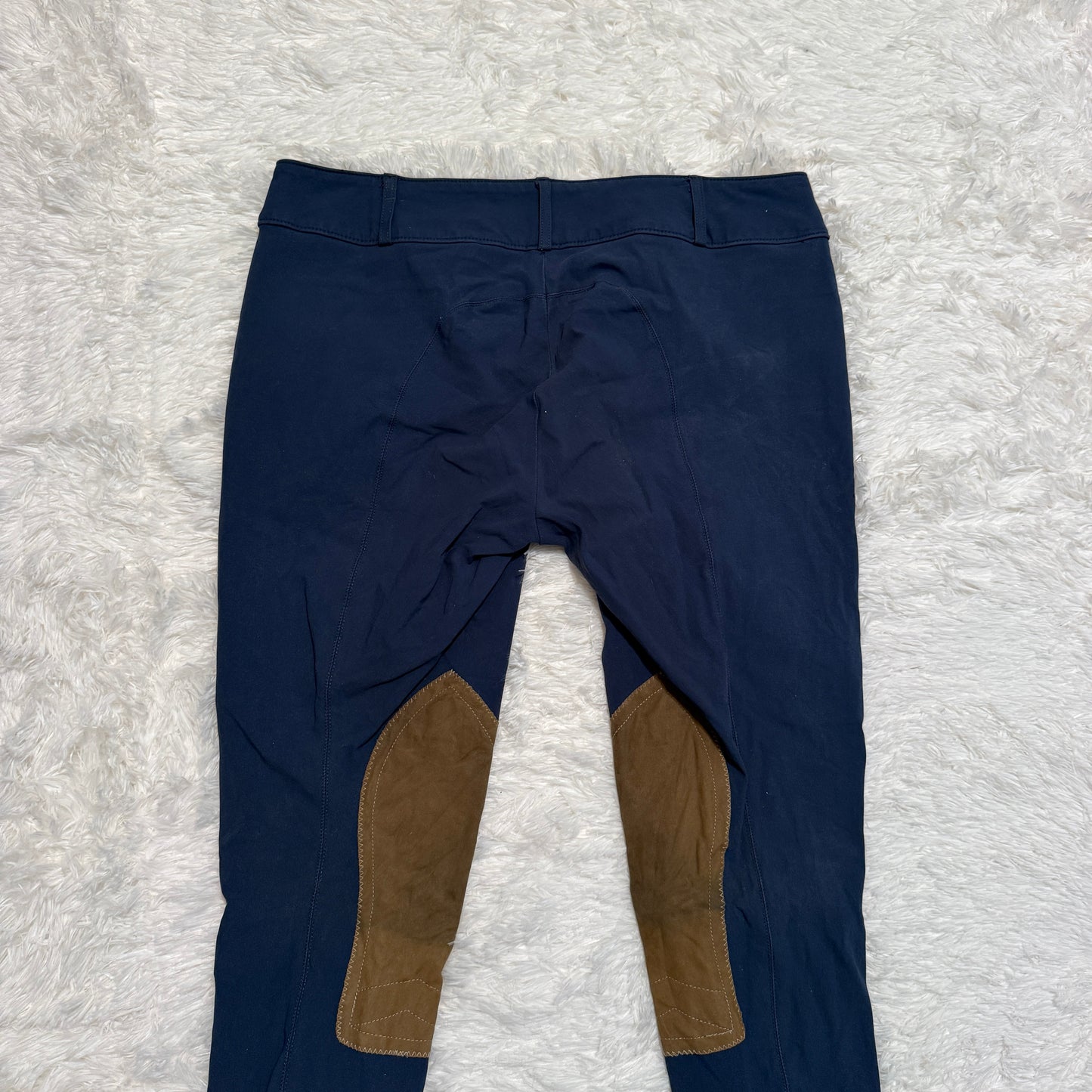 Women’s Size 34R Blue Tailored Sportsman Knee Patch Horseback Riding Breeches