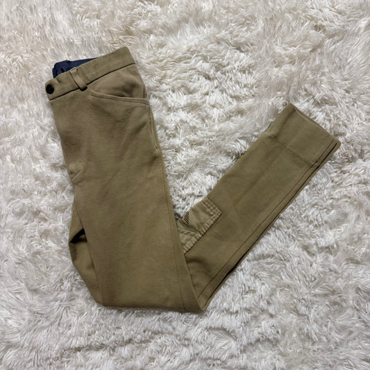 Boy’s Size 12 Tan TuffRider Knee Patch Horseback Riding Jodphur Breeches