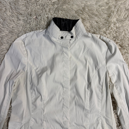 Women’s XL White Asmar Equestrian Long Sleeve Horseback Riding Show Shirt