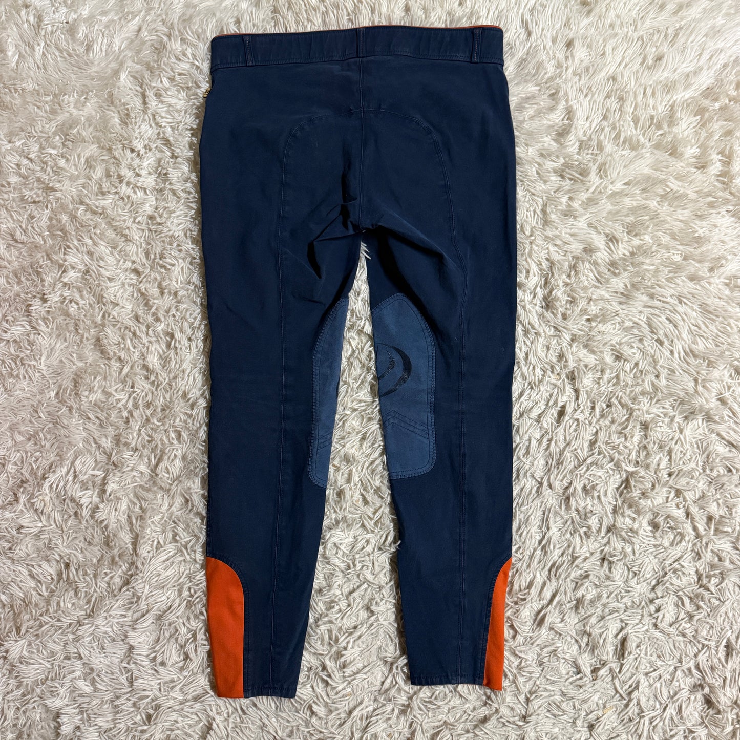 Women’s Size 30R Navy Devon Aire Knee Patch Horseback Riding Breeches