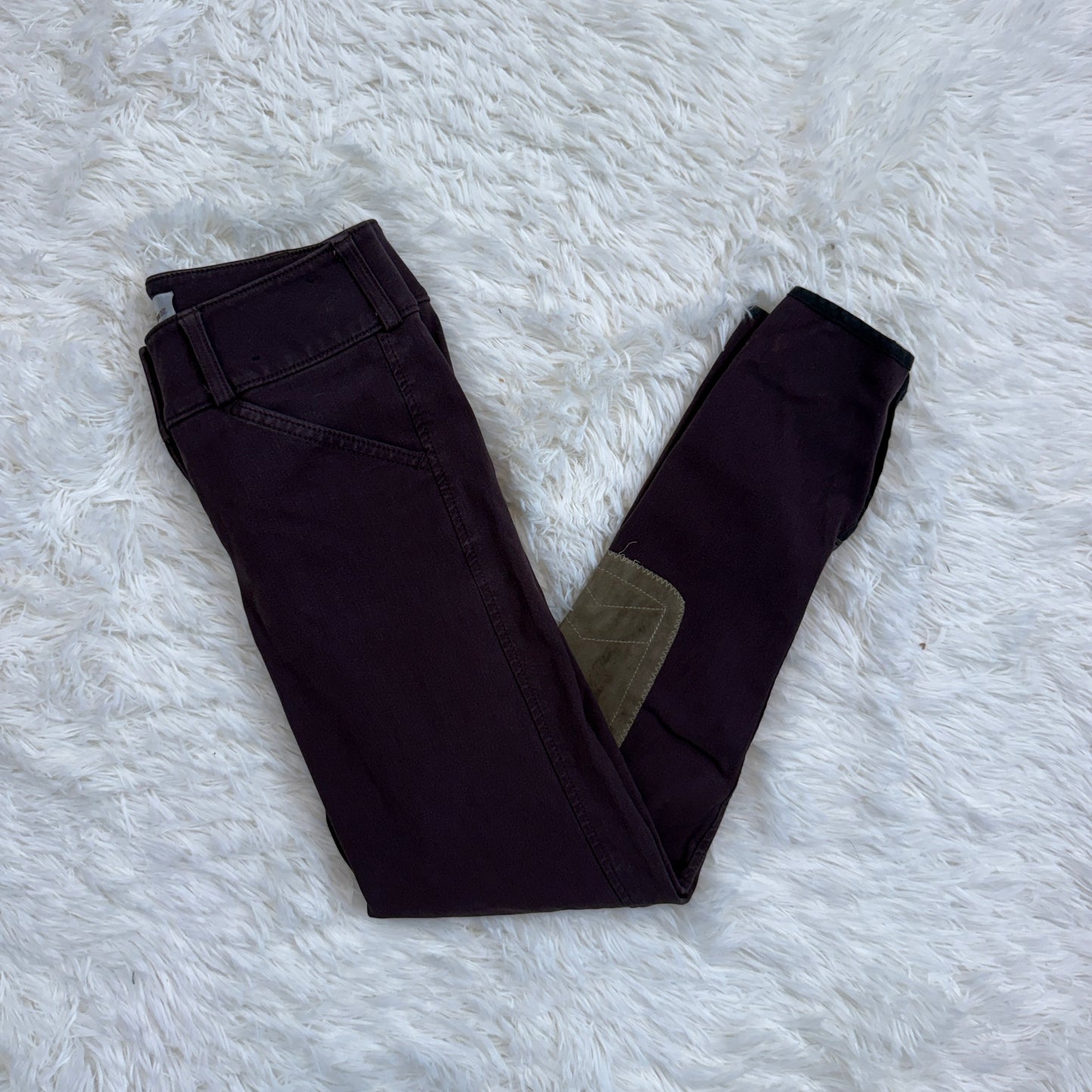 Child’s Size 12R Purple Tailored Sportsman Knee Patch Horseback Riding Breeches