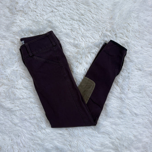 Child’s Size 12R Purple Tailored Sportsman Knee Patch Horseback Riding Breeches