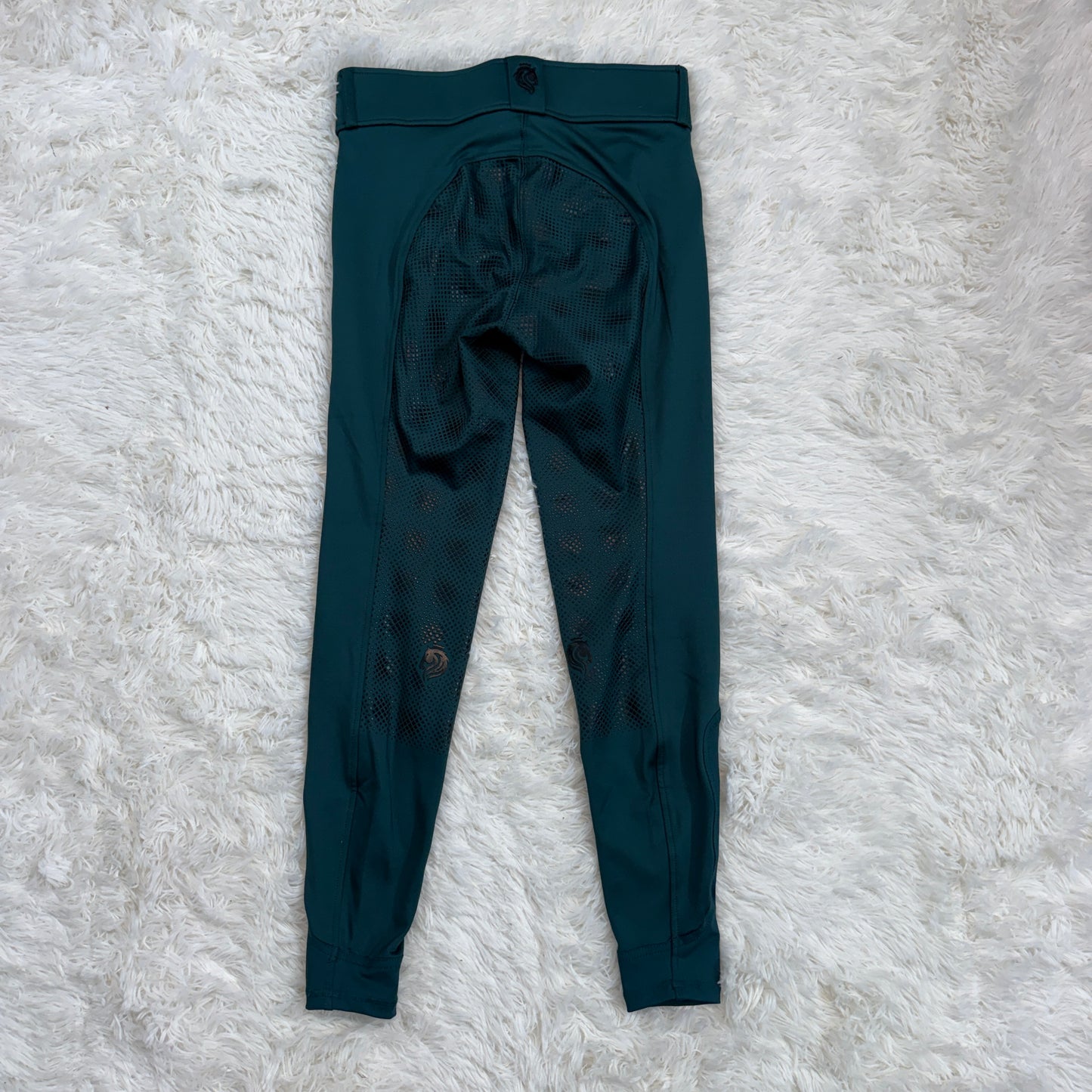 Women’s Size 28R Green Equinavia Full Seat Horseback Riding Breeches