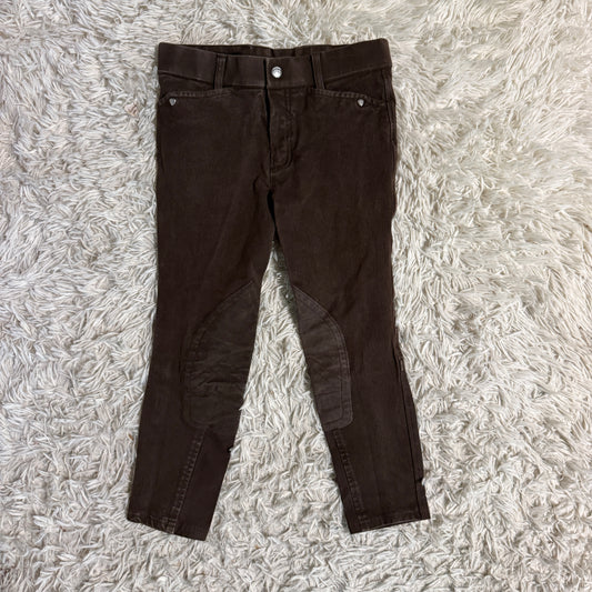 Child’s Size 10R Brown Ariat Knee Patch Horseback Riding Breeches