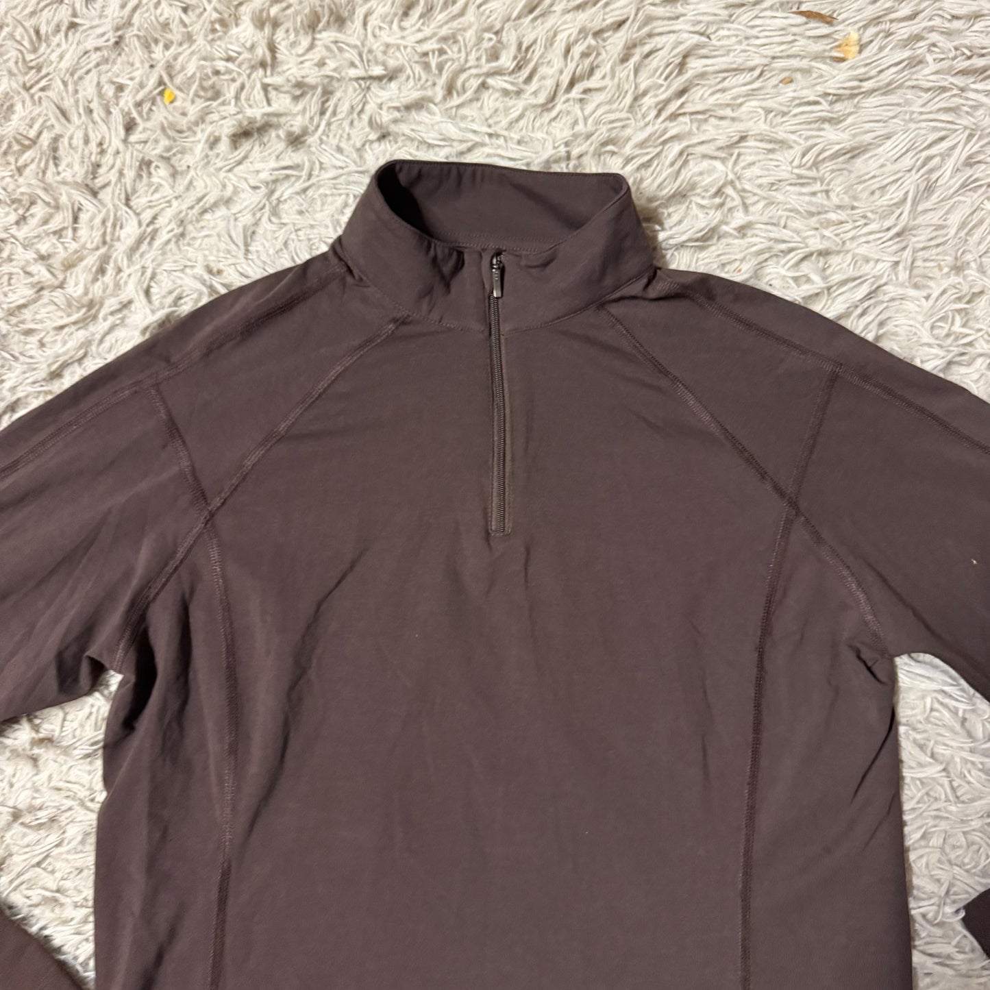 Women’s Medium Brown Dover Riding Sport Long Sleeve Horseback Riding Shirt