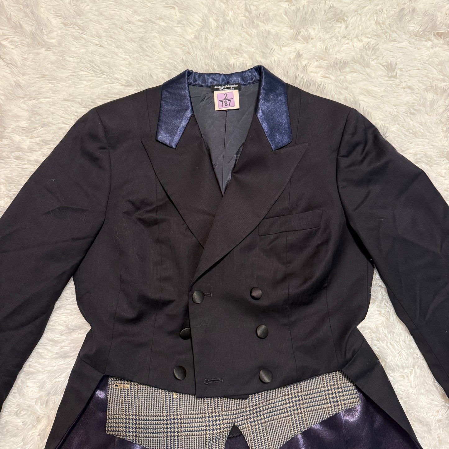 Women’s Size 14T Navy Grand Prix Hadfield Horseback Riding Shadbelly