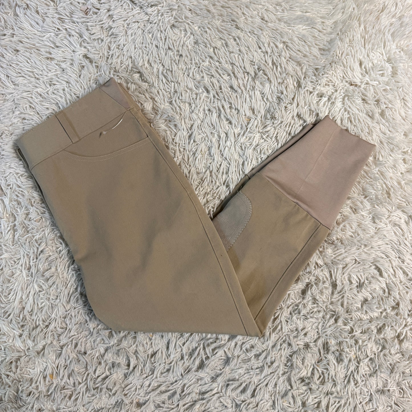 Women’s Size 36R Tan Dublin Knee Patch Horseback Riding Breeches