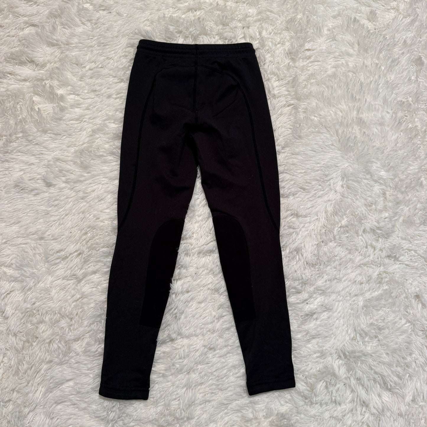Child’s Small Black Kerrits Knee Patch Horseback Riding Tights