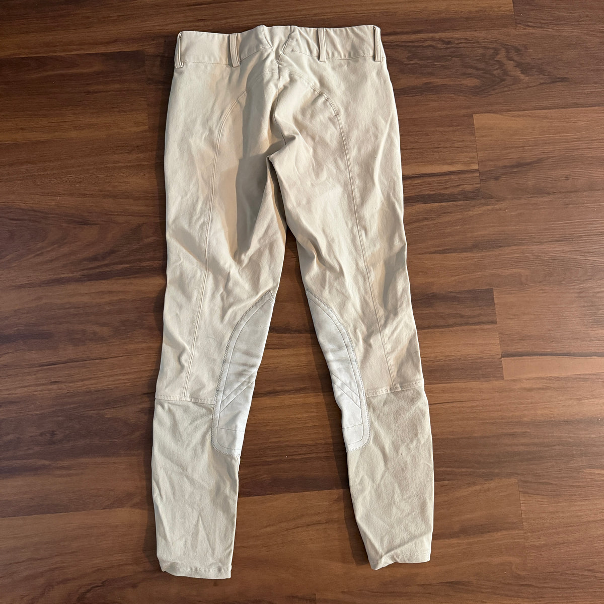 Women’s Size 24R Tan Ariat Knee Patch Horseback Riding Breeches