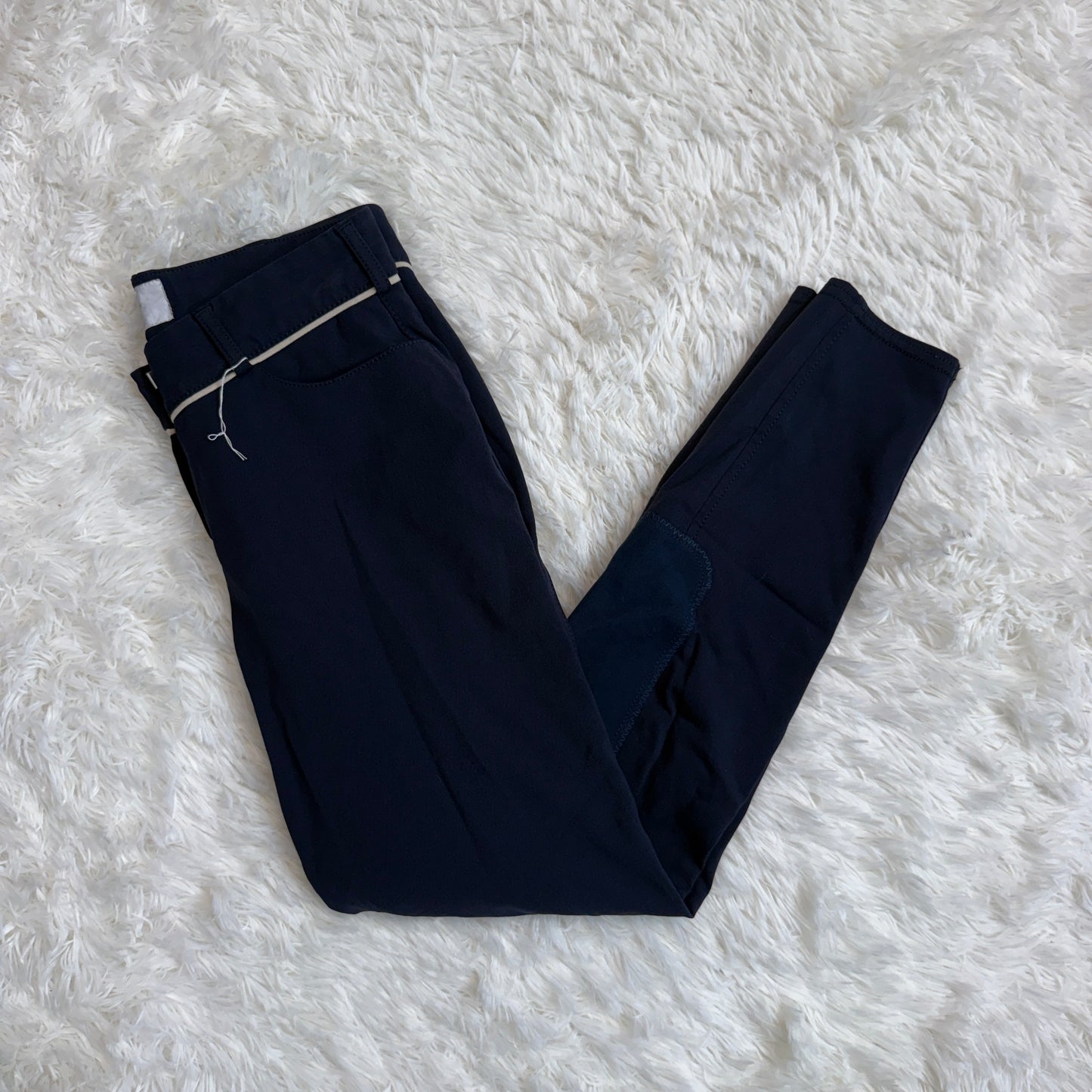 Women’s Size 26R Navy Lo-Ride Knee Patch Horseback Riding Breeches