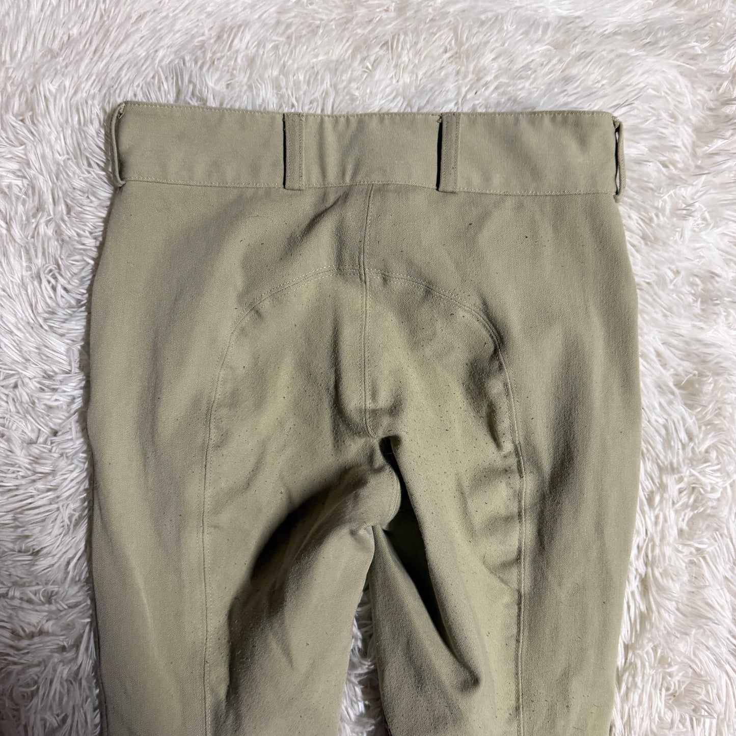 Child’s Size 12R Tan Dover Knee Patch Horseback Riding Breeches