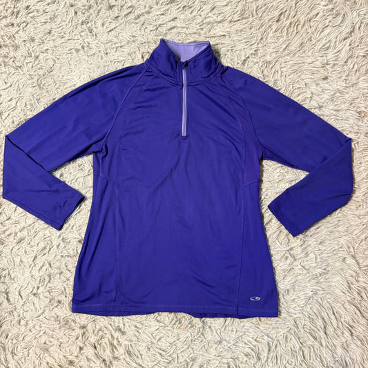 Women’s Medium Purple Champion Long Sleeve Horseback Riding Athletic Shirt