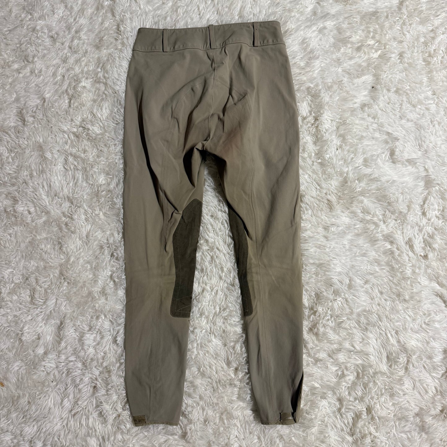 Women’s Size 26R Tan Tailored Sportsman Knee Patch Horseback Riding Breeches