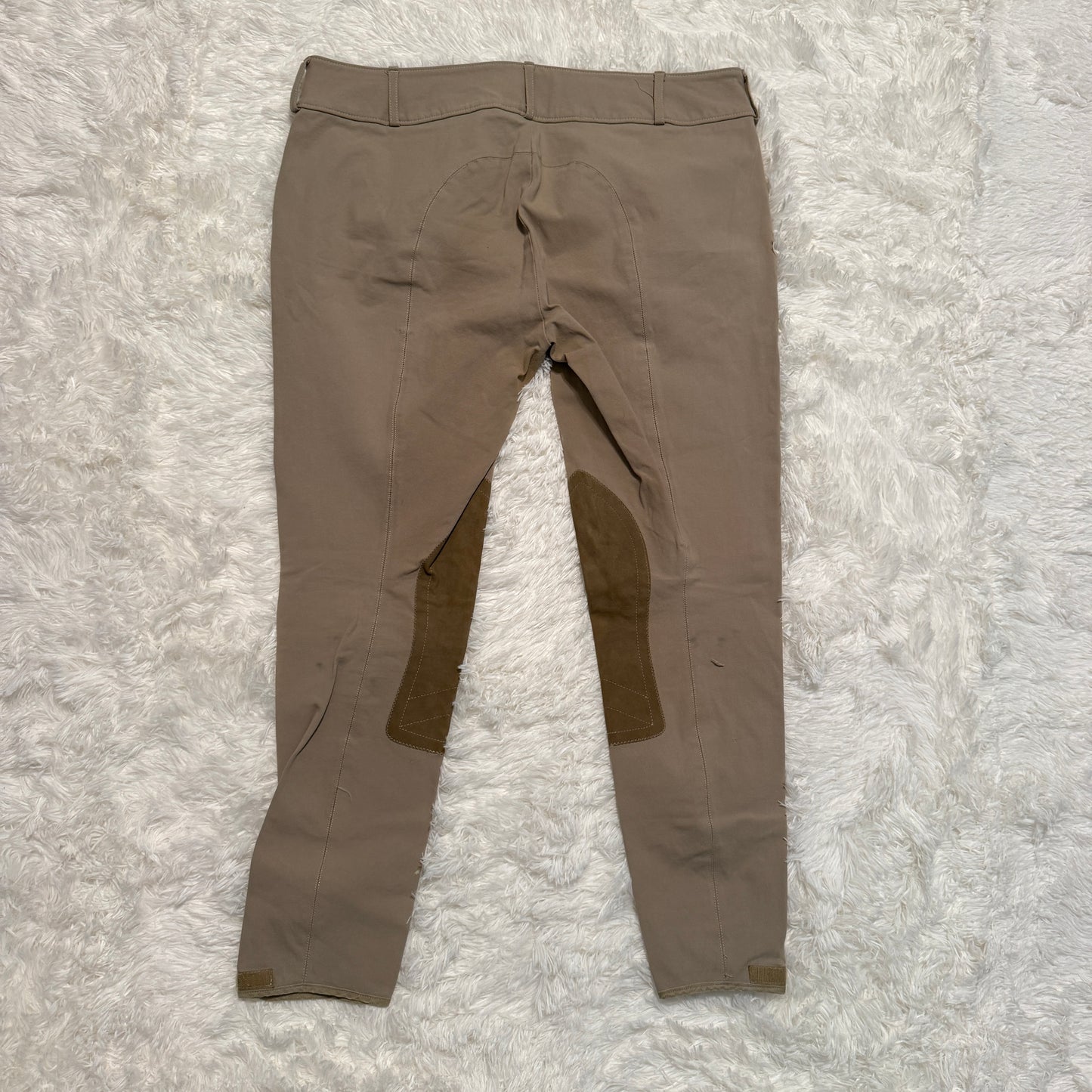 Women’s Size 34R Tan Tailored Sportsman Knee Patch Horseback Riding Breeches