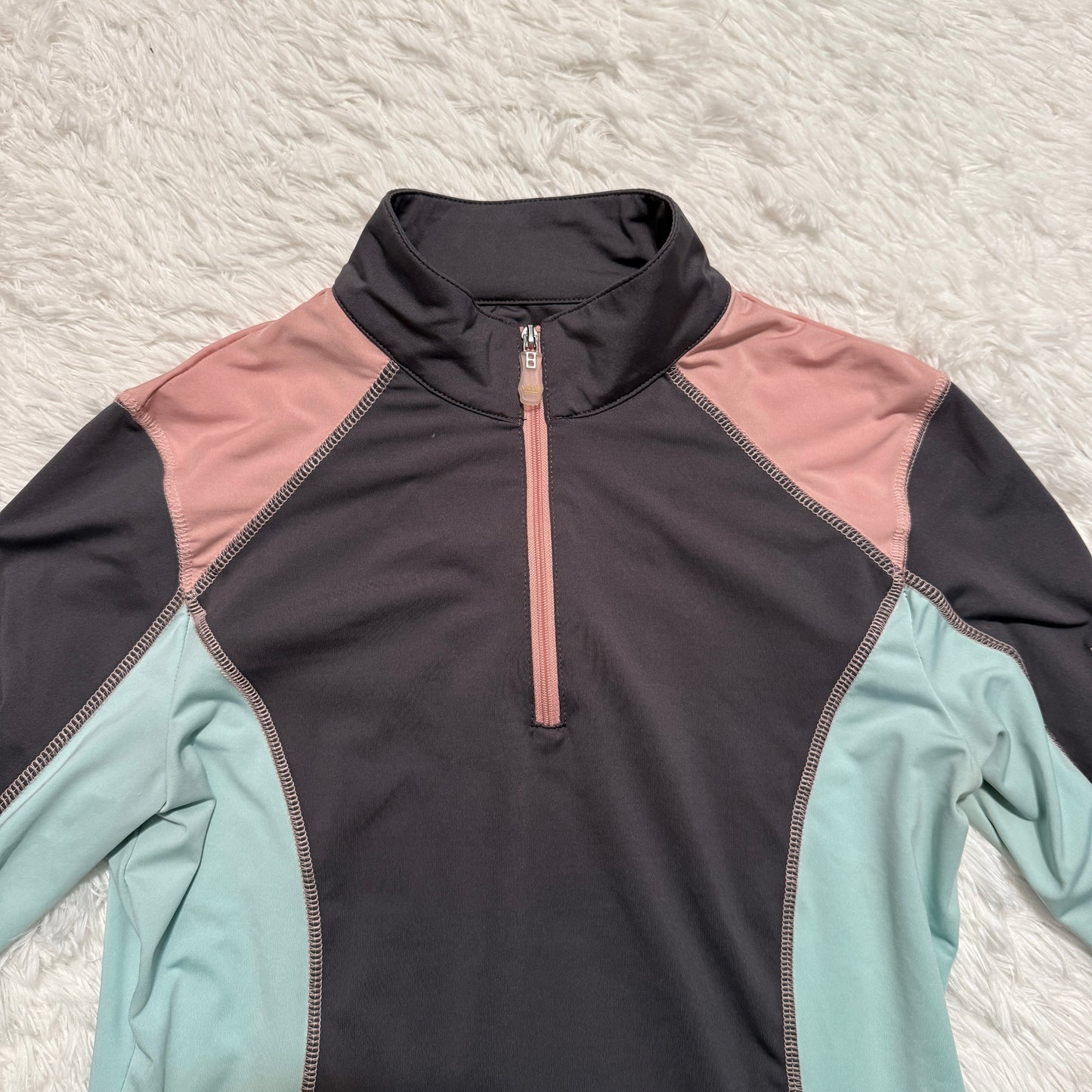 Women’s Medium Grey Kastel Denmark Long Sleeve Horseback Riding Sunshirt