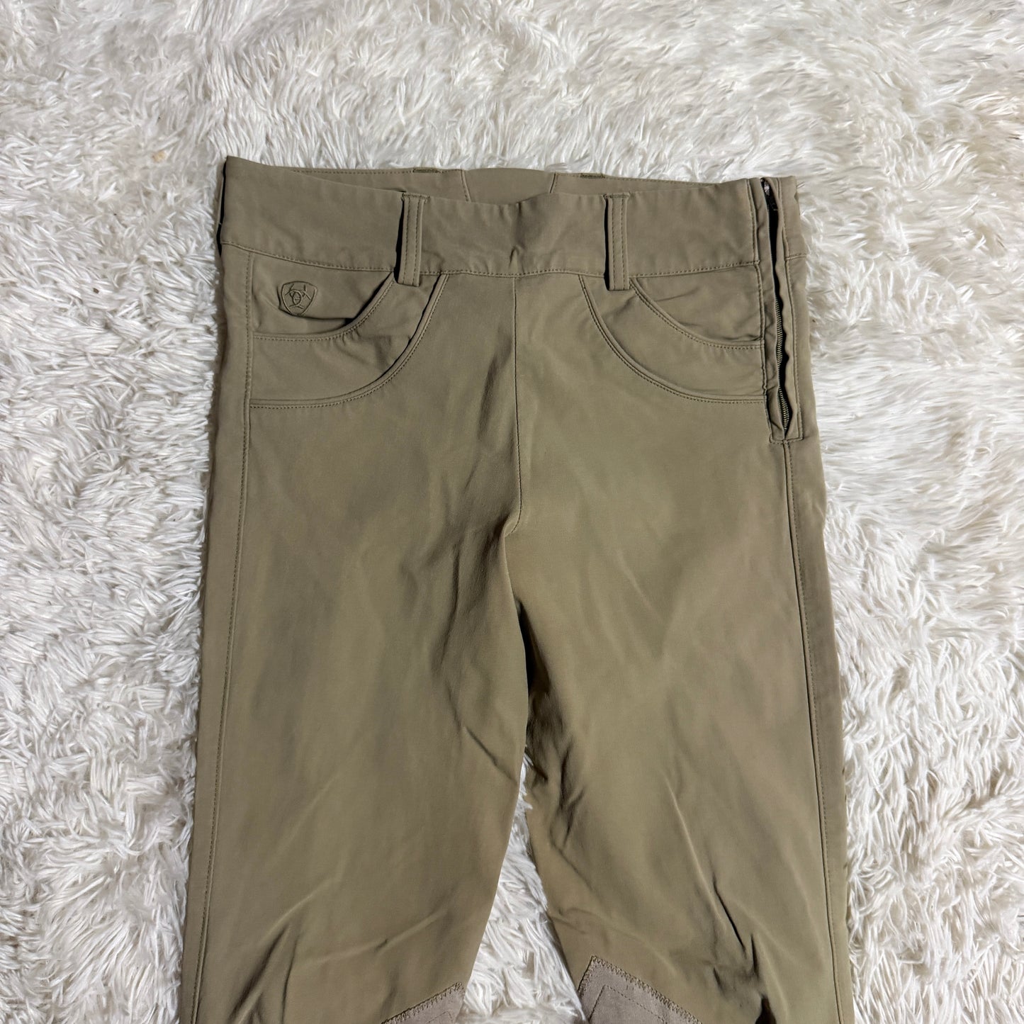 Women’s Size 22R Tan Ariat Knee Patch Horseback Riding Breeches