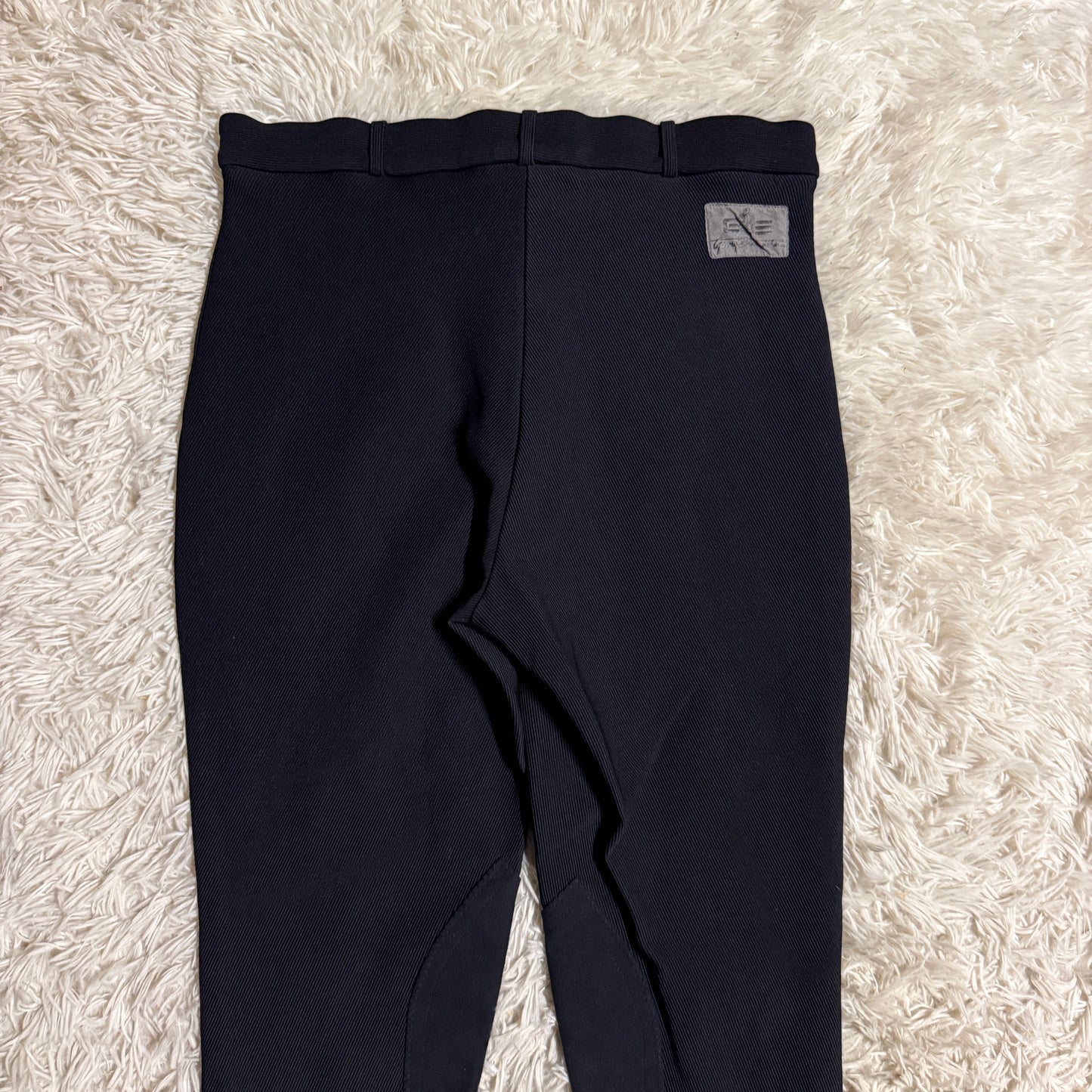 Women’s Size 32L Black Schumacher Knee Patch Horseback Riding Breeches