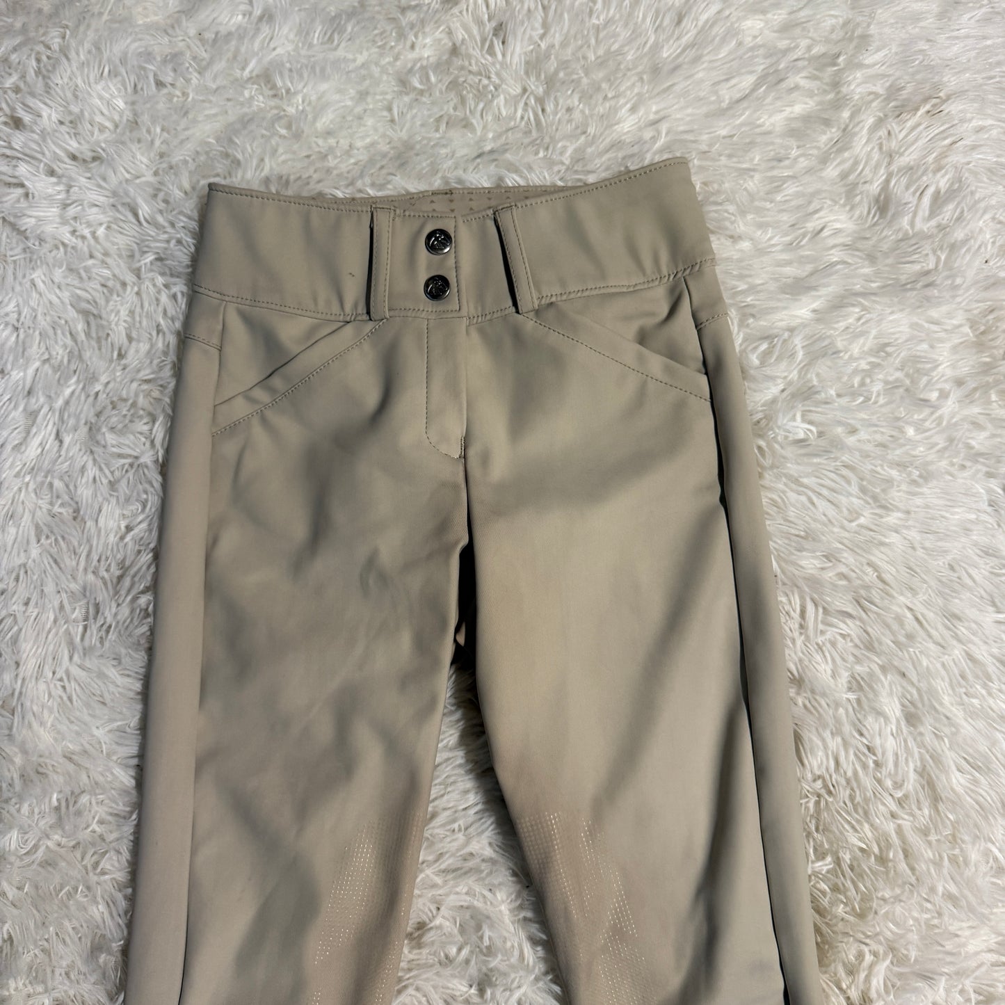 Child’s 10-11 Years Tan Kismet Knee Patch Horseback Riding Breeches