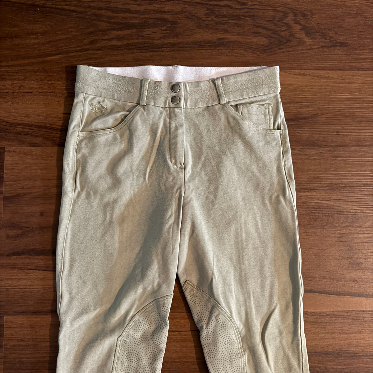 Women’s Size 30R Tan Smartpak Knee Patch Horseback Riding Breeches