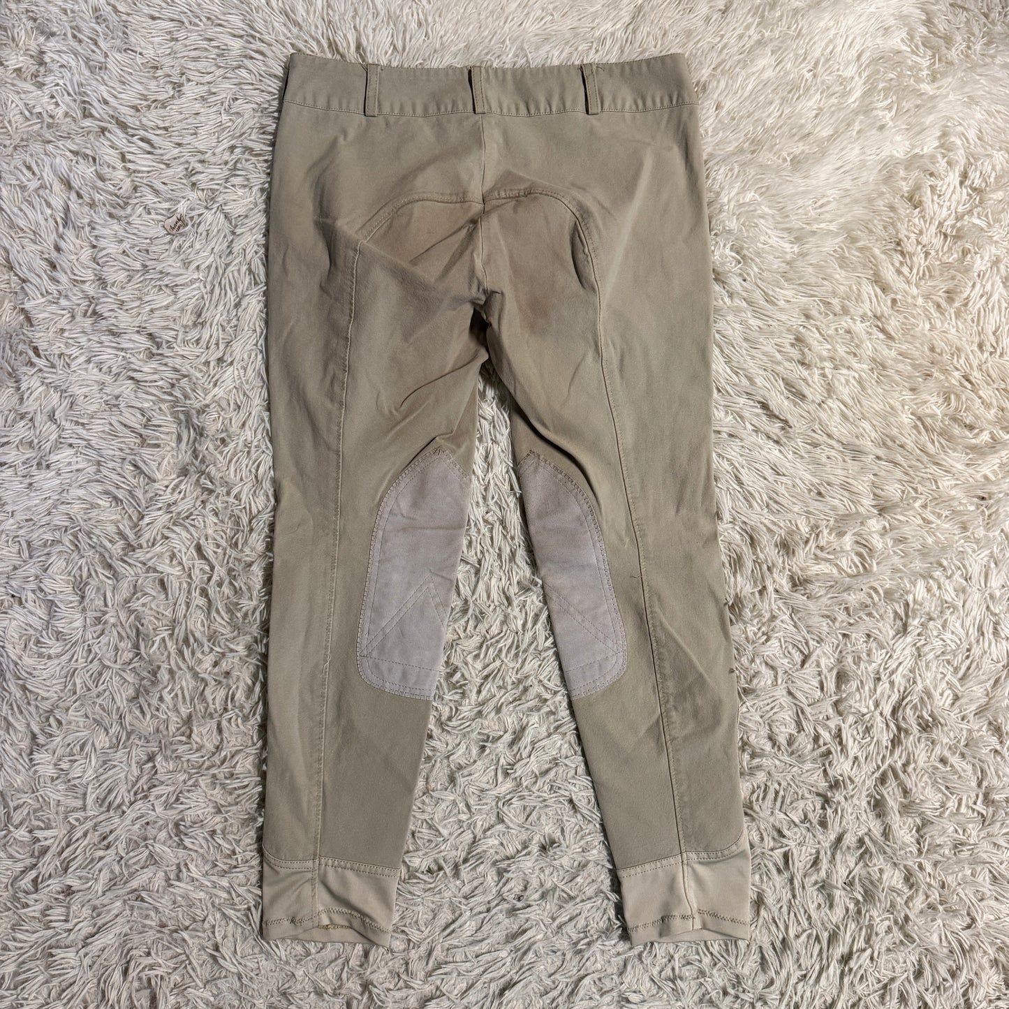 Women’s Size 30R Tan Unbranded Knee Patch Horseback Riding Breeches