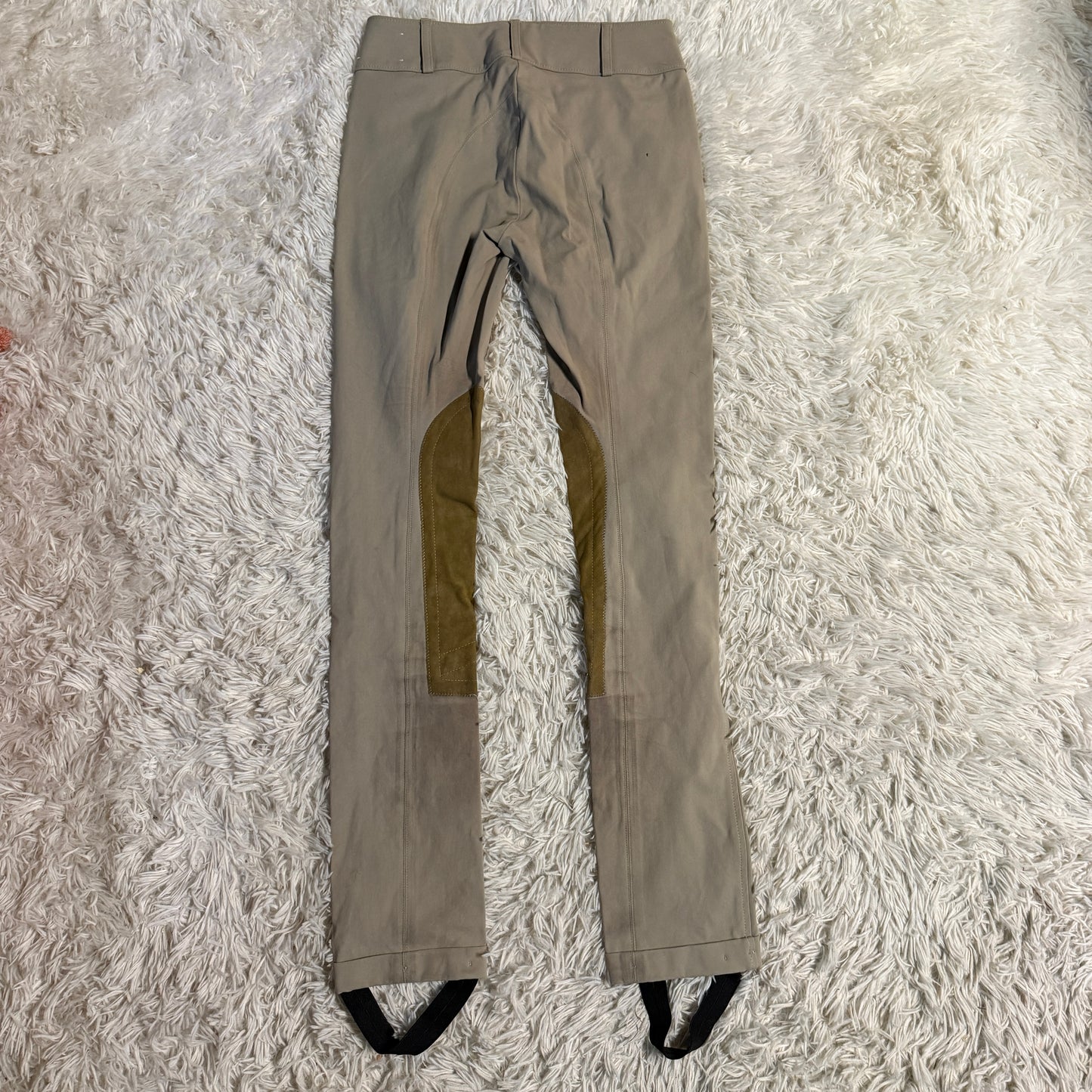 Child’s Size 14L Tan Tailored Sportsman Knee Patch Horseback Riding Jodphurs