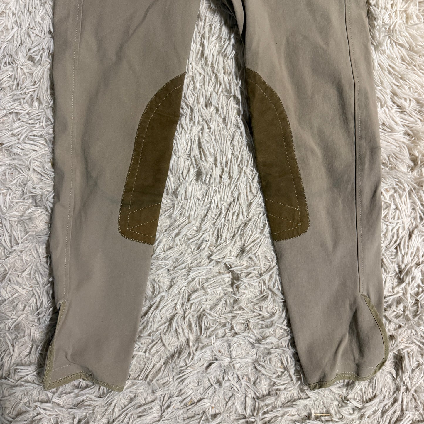 Child’s Size 14R Tan Tailored Sportsman Knee Patch Horseback Riding Breeches