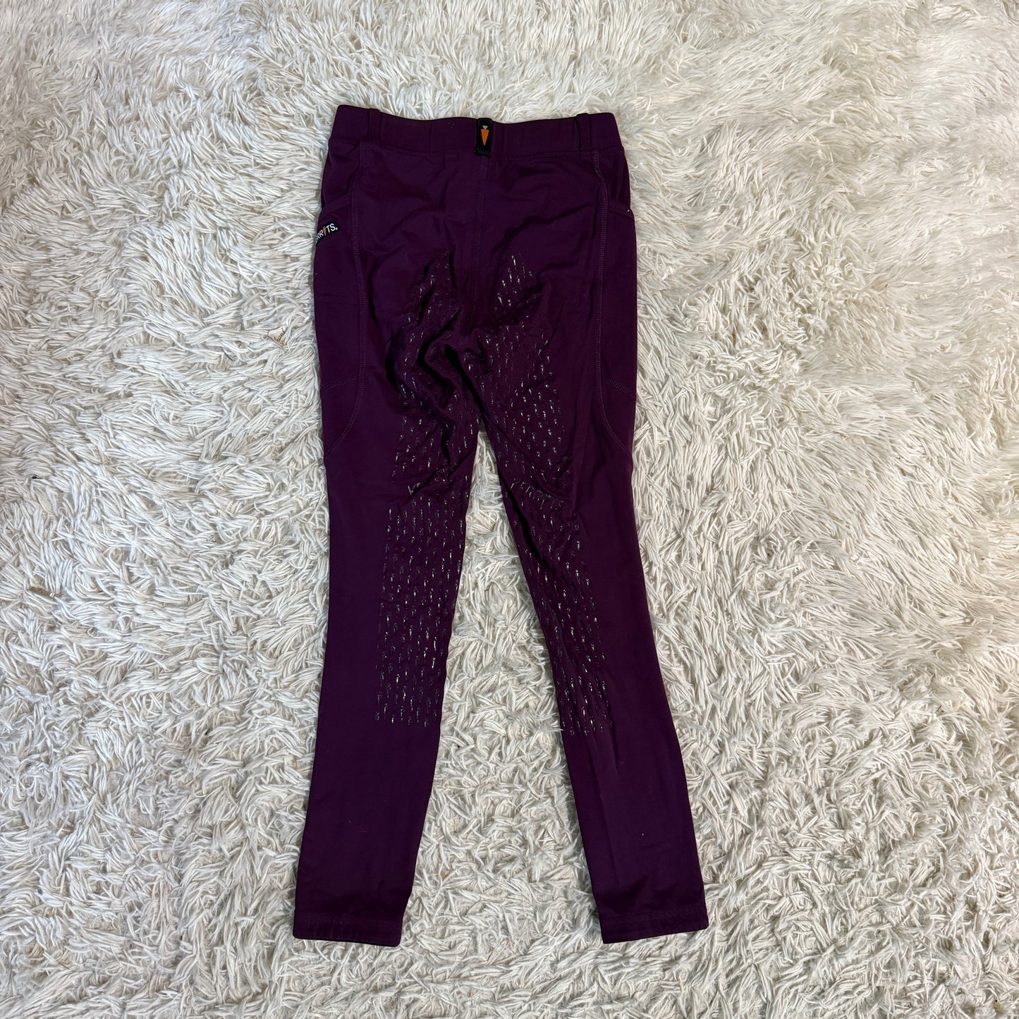 Child’s Large Purple Full Seat Horseback Riding Tights