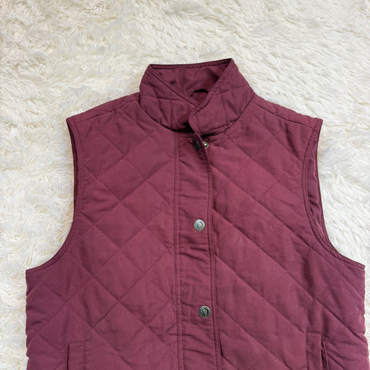 Women’s Large Burgundy Dover Horseback Riding Vest