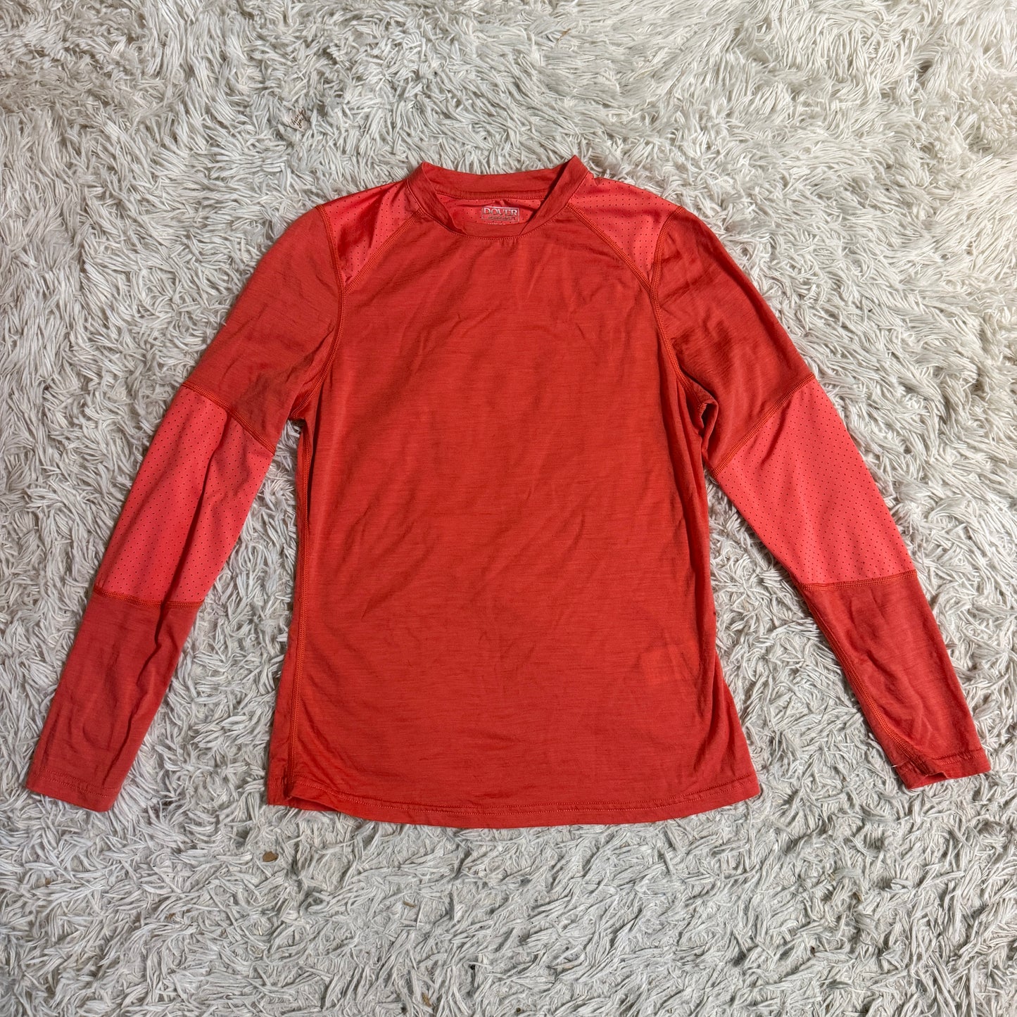 Child’s XL Orange Dover Long Sleeve Horseback Riding Mesh Sunshirt