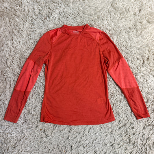 Child’s XL Orange Dover Long Sleeve Horseback Riding Mesh Sunshirt