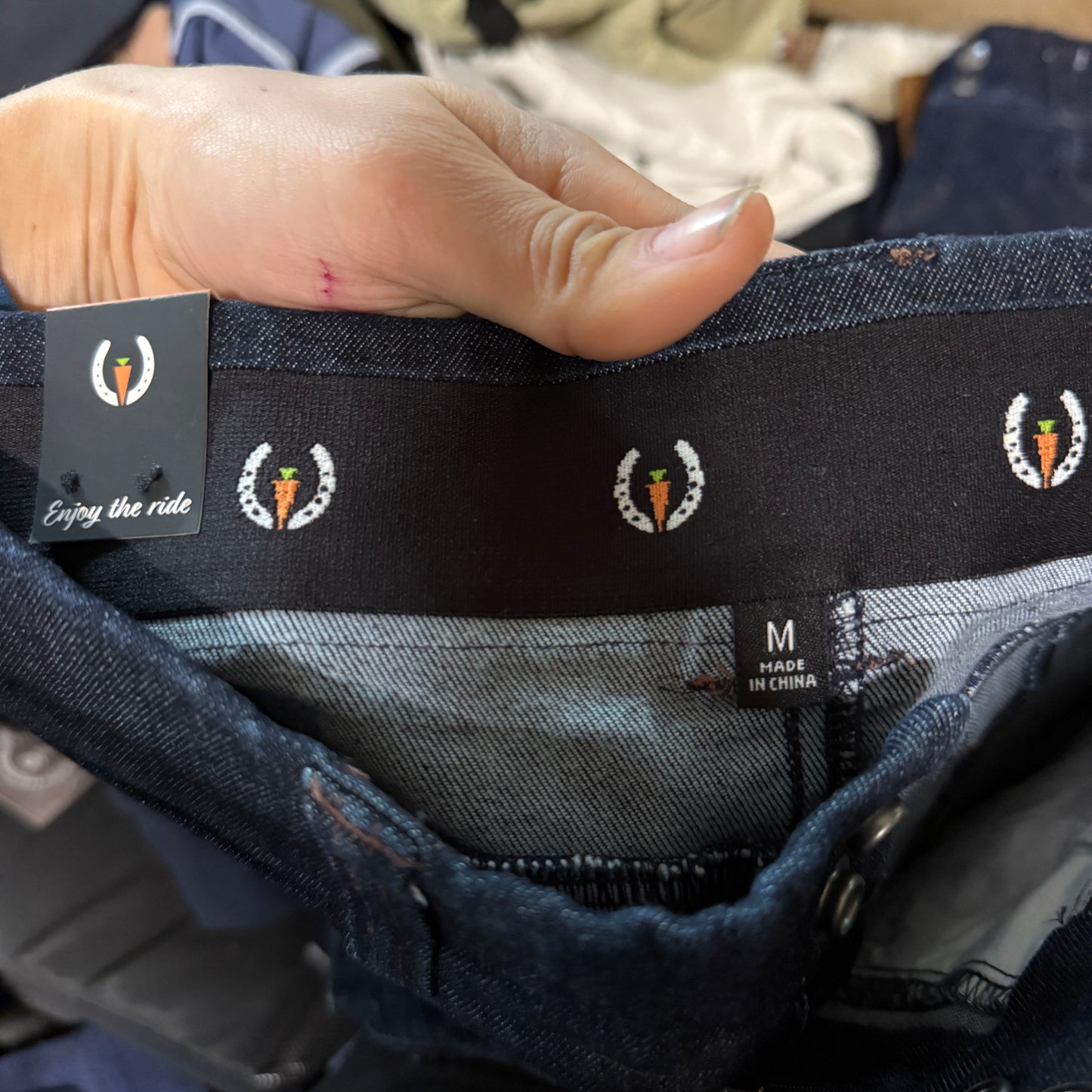 New Child’s Medium Jean Kerrits Knee Patch Horseback Riding Breeches